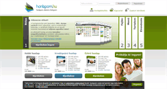 Desktop Screenshot of honlapom.hu