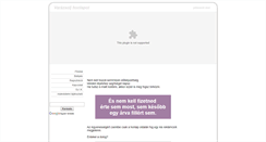 Desktop Screenshot of honlapom.com